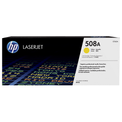HP 508A Yellow Original LaserJet Toner (For CLJ M553N, DN)