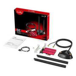 CUDY WE9300S Tri-Band BE9300 Wi-Fi 7 PCIe & Bluetooth 5.4 Adapter