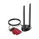 CUDY WE9300S Tri-Band BE9300 Wi-Fi 7 PCIe & Bluetooth 5.4 Adapter