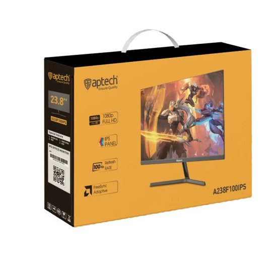 Aptech A238F100IPS 23.8 Inch 100Hz IPS Full HD Monitor with FreeSync