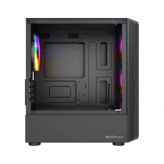 MaxGreen 315 Wood M-ATX Mid-Tower Gaming Casing