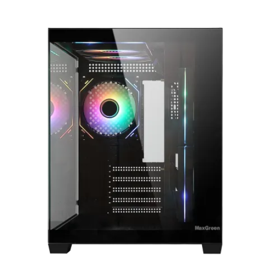 MaxGreen DarkWave F5 Mid-Tower M-ATX Gaming Case