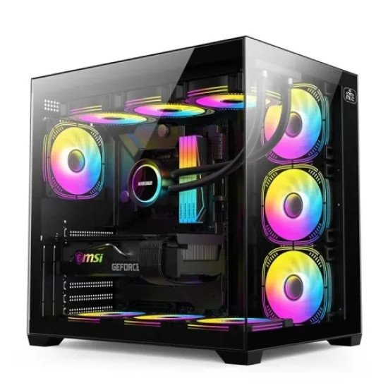 T-Wolf City Ranger X7 ARGB Mid-Tower ATX Gaming Casing – Stylish RGB PC Case