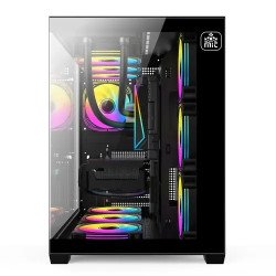 T-Wolf City Ranger X7 ARGB Mid-Tower ATX Gaming Casing – Stylish RGB PC Case