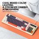 T-WOLF T13 Mixed Color Keycaps Gaming Keyboard