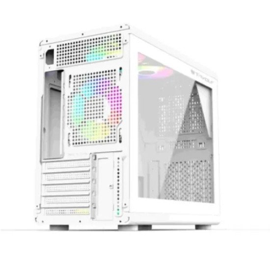 T-Wolf XPLENDER X5 BH ARGB M-ATX Portable Casing White